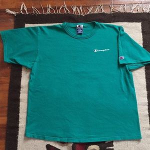 Rare🔥90s Vintage Champion Teal T-shirt